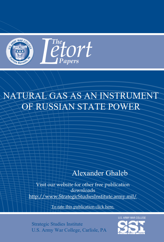 Natural Gas as an Instrument of Russian State Power