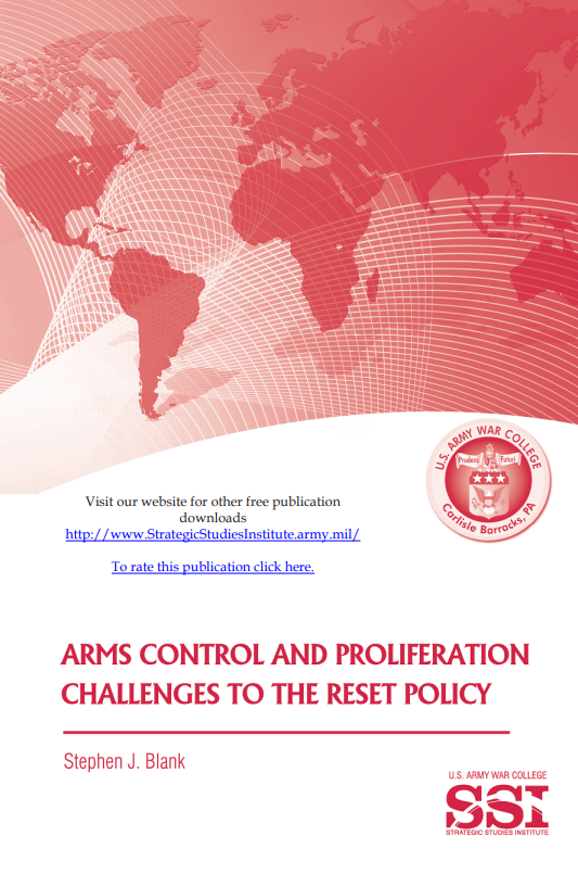 Arms Control and Proliferation Challenges to the Reset Policy