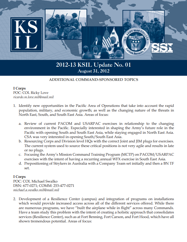 KSIL Update Cover