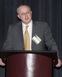 photo of Dr. Snape speaking