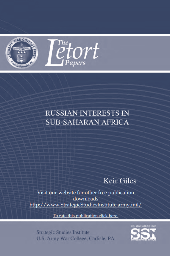 Russian Interests in Sub-Saharan Africa