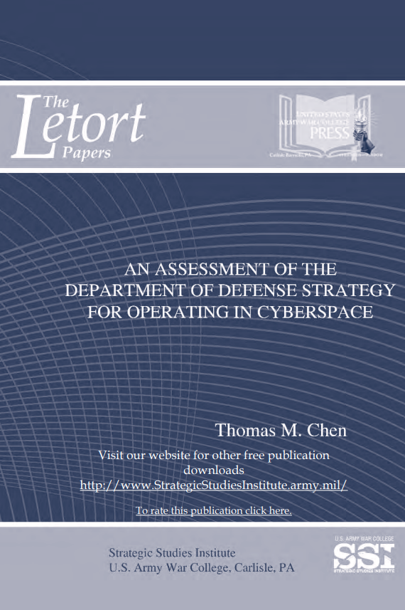 An Assessment of the DoD Strategy for Operating in Cyberspace
