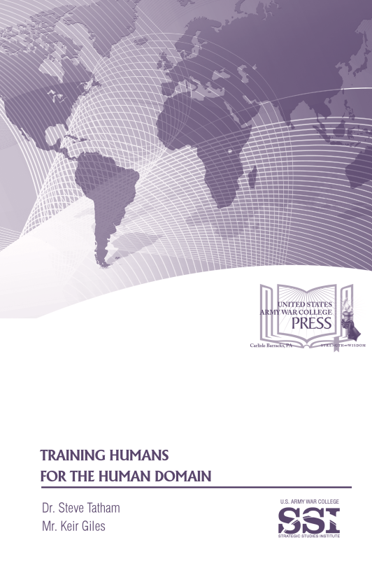 Training Humans for the Human Domain