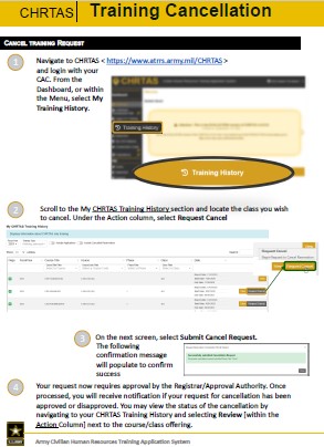 Update CHRTAS profile steps