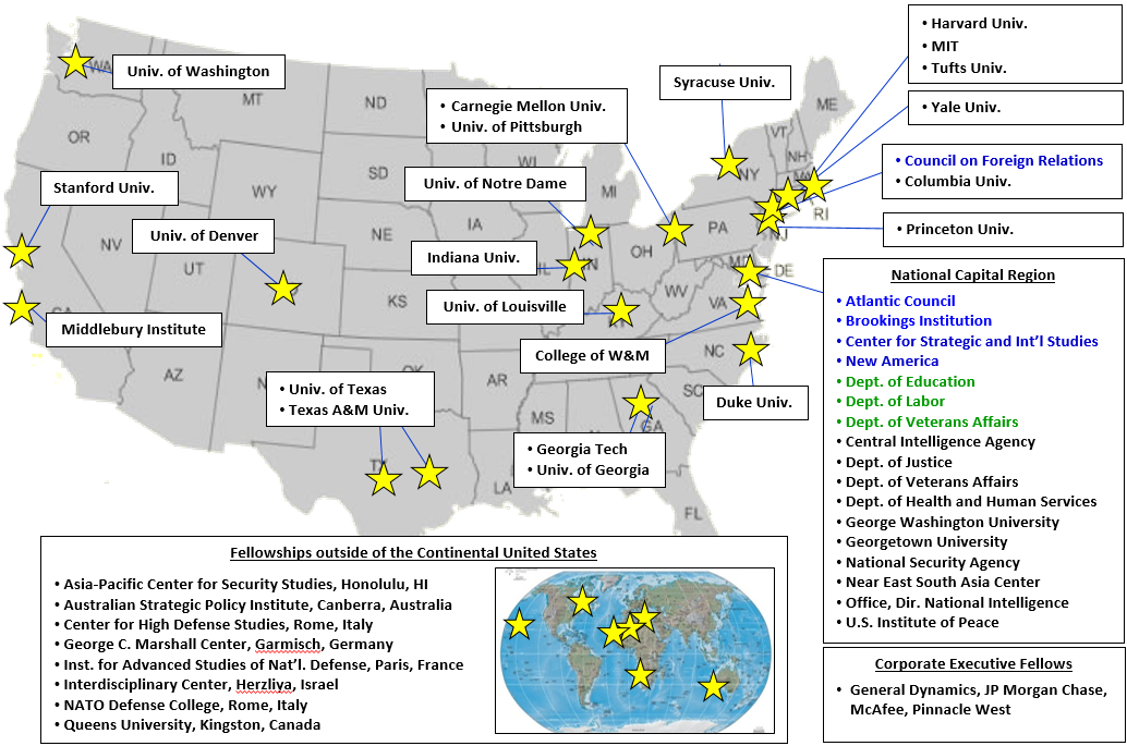 Fellows Map